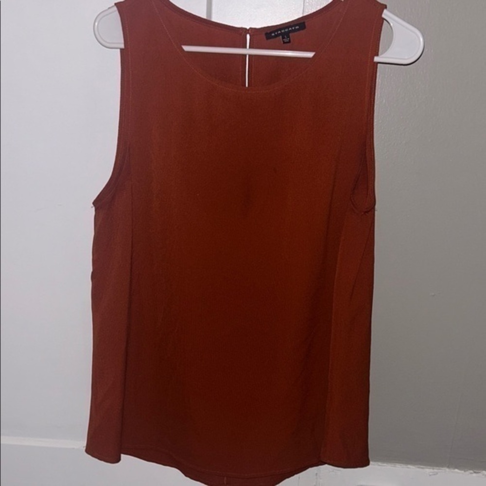Staccato Tank Top- Orange